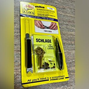 NIB Schlage Kwikset E2402 type C Re-key A lock